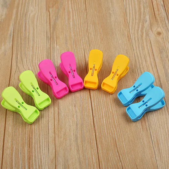 Wholesale Small Size Colorful Plastic Laundry Air-Drying Clothes Hanger Clamp Pins Clips Pegs