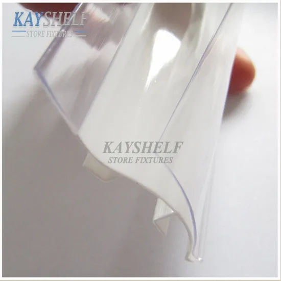 Supermarket Shelf Plastic Sign Label Tag Holders Price Data Strip