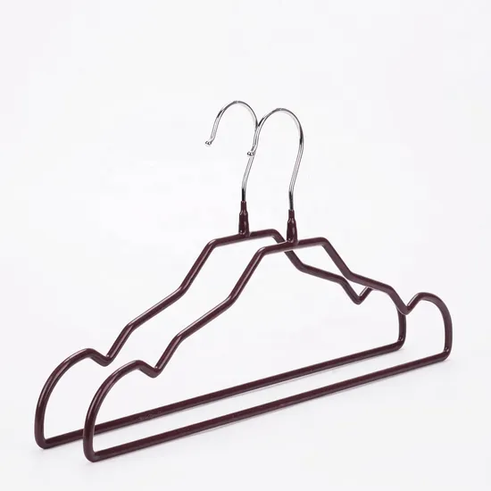 Galvanized Steel Clothes Coat Garment Metal Wire Hanger for Commercial Laundries