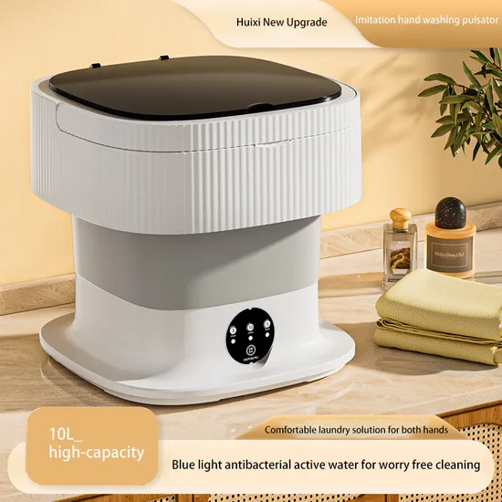 Folding Washing Machine 10L Portable Washing All-in-One Mini