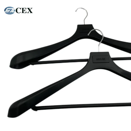 Black Color Injection Molding Plastic PS Hanger at Low Price