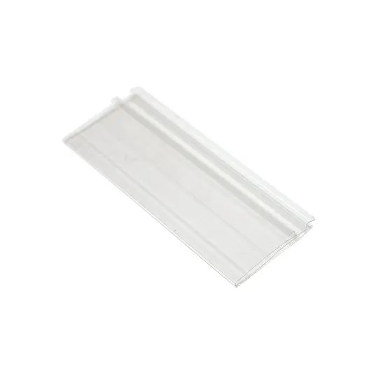 Hanging Price Tag Holder Extruded Data Strip PVC PETG for Supermarket Shelves