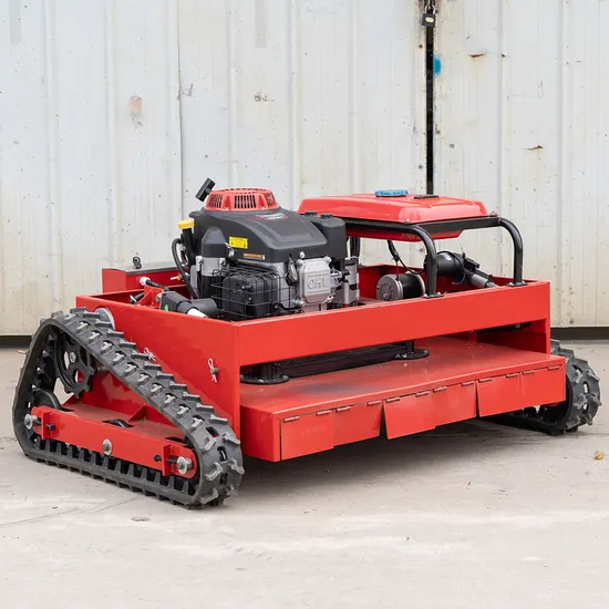 Factory Direct Lawn Mowing Lawn Mower Orchard Wasteland Greening Lawn Mower Crawler Small Remote Control Lawn Mower
