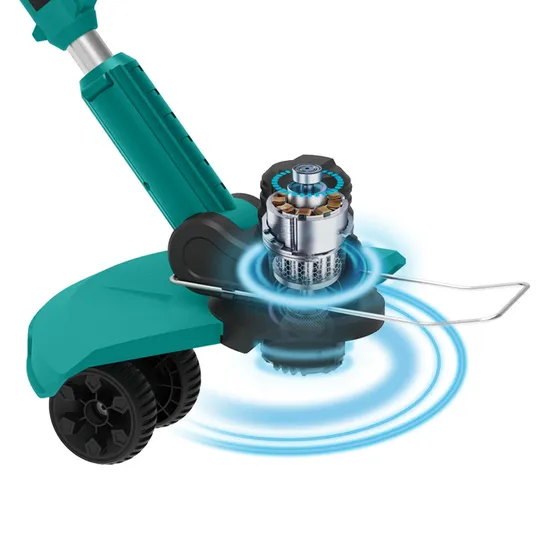 Power Action 20V Cordless Lithium Battery Grass Line Trimmer Garden Cutter Tools