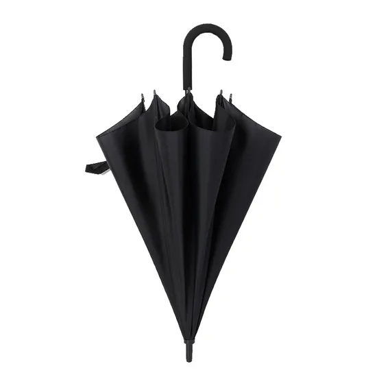 Promotional 8ribs Custom Large 23′′ Automatic Straight Bend Handle Cost Windproof Rain Gift Red Advertising Umbrella with Logo Printing
