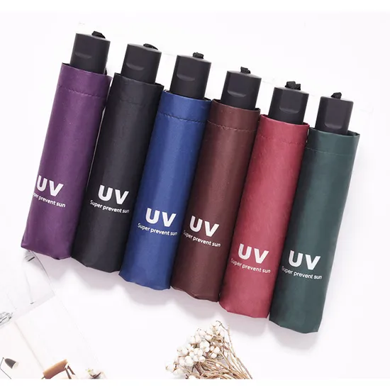 Portable Sunny Vinyl Outdoor Umbrella Windproof Sun Umbrella