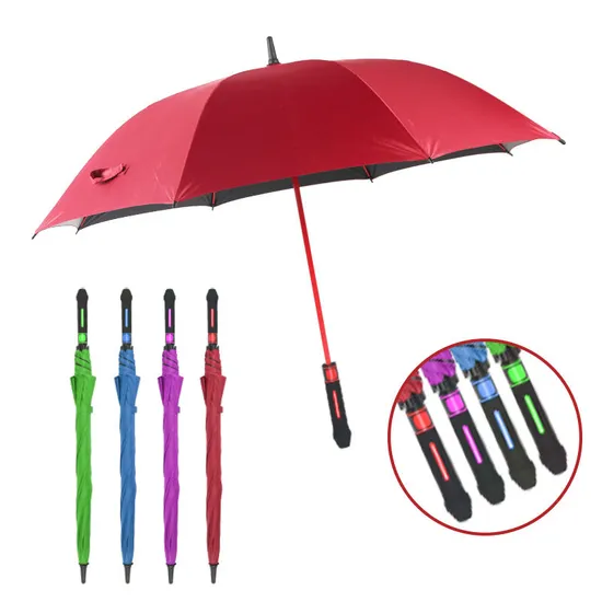Durable Long-Lasting Reliable Parasol Fiberglass Auto Open Stick Golf Umbrella