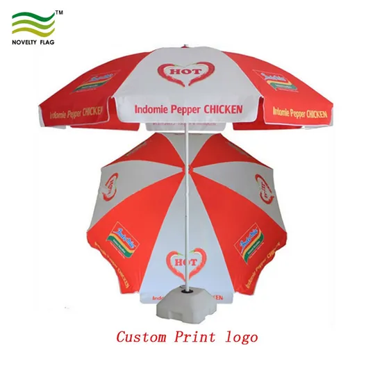Outdoor Sunshade Advertising Beach Umbrella Parasols