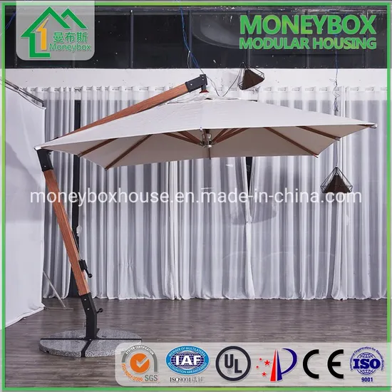 2022 Best Price Waterproof 3m Outdoor Square Round Aluminum Alloy Manual Canopy Retractable Sun Shade Umbrella