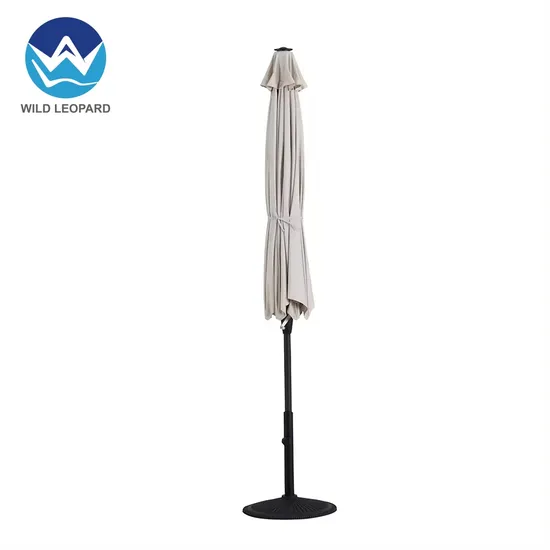 New High Quality Beige Outdoor Shade Garden Roman Sun Umbrella Outdoor Furniture Garden Windproof Umbrella