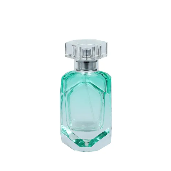 Wholesale Cosmetic Package Luxury Perfume Bottle Empty Bottles Clear Perfume Glass Bottle with Plastic Cap