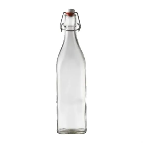 Commercial Restaurant 1L Glass Bottle Jar with Clip Lid