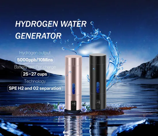 Cahmtf Hydrogen Water Bottle, Enjoy 5000ppb Hydrogen Water, and Experience