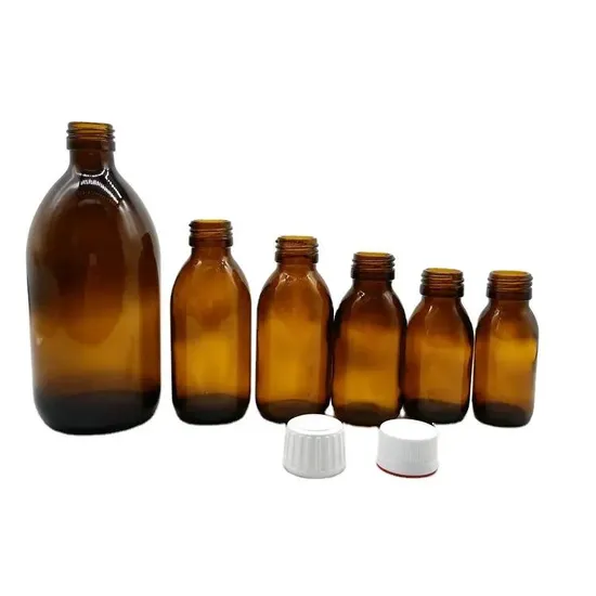 150ml Pharmaceutical Amber Amber Glass Syrup Bottle with Plastic Tamper Evident Cap