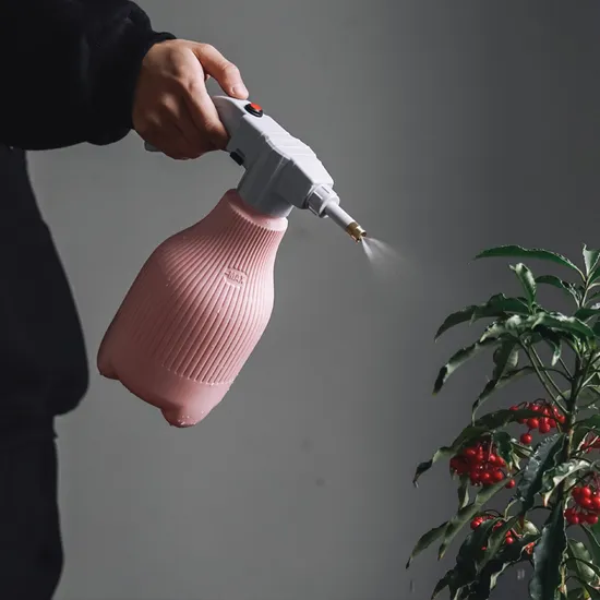 Macaron Color 1.5L Electric Sprayer Household Plastic Sprayer Disinfection USB Charging Watering Sprinkler