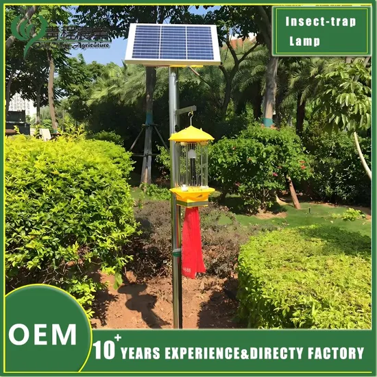 Hanging Solar Power Pest Killing Lamp for Outdoor Spaces