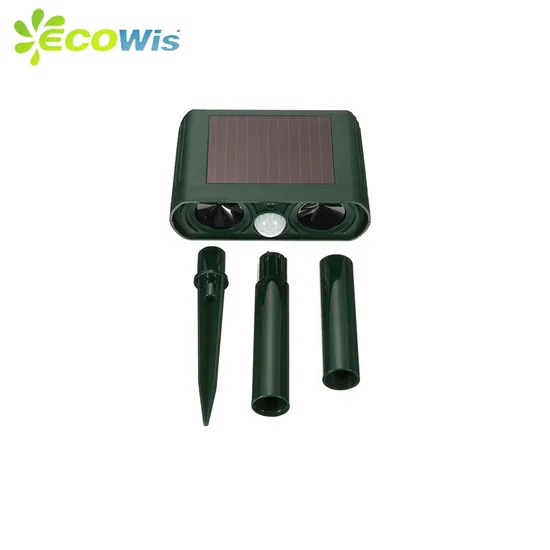 Pest Control UV Resistant Electrical PIR Sensor Solar Powered Ultrasonic Animal Repeller