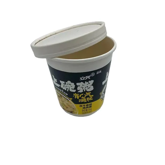 8oz 12oz 16oz 32oz Eco Friendly Custom Printed with Lids Soup Paper Cup