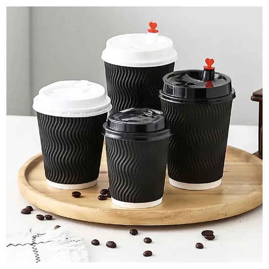 16oz Ripple Double Wall Hot Beverage Paper Cup