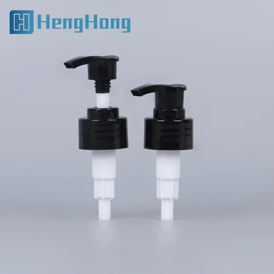 24/410 28/410 Plastic Black Lotion Dispenser Pump for Shampoo Bottles