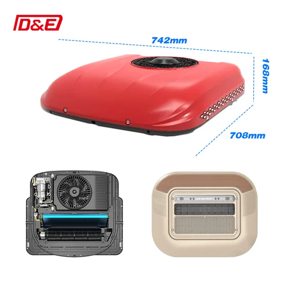 New Design DC 12V 24V Roof Top Mounted Mini Parking Air Conditioner Battery Powered for Truck