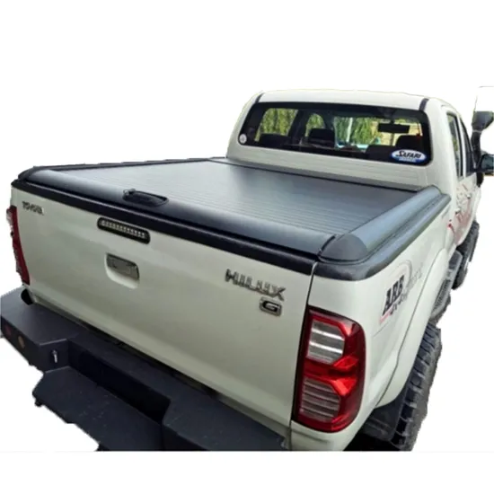 Zolionwil Manual Aluminum Roll up Truck Bed Back Tonneau Cover with Lock for Toyota Hilux Revo Vigo Gr Sports 2012- 2023