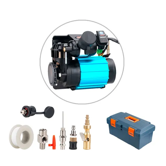 Full Feature Convenient Air Compressor Kit, Horizontal Bar 12V Portable Inflator, All Kinds of off-Road Vehicles, Trucks, Vans, Car Air Compressor Air Pump