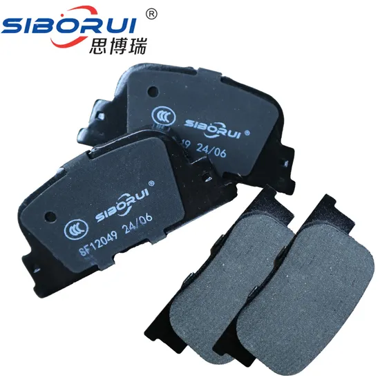 Chinese Factory Spare Auto Part Semi-Metallic Brake Pad D817 for Japanese Cars
