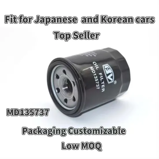 Auto Accessories Bus Engine Parts Purifier OEM MD135737 15400-Raf-T01 Washable Fuel Filter Oil Filter for Mitsubishi Chrysler Toyota Lexus Isuzu