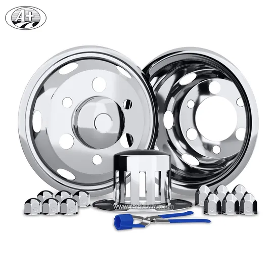 (54175) 17.5" T304 Stainless Steel Wheel Trim for Japanese Hino 500 FC/Fd, 2003 ~ up