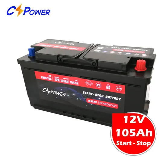 Cspower Battery Starter-AGM-12 Volt-Auto-Car-Battery/AGM Start-Stop Battery/Acid Battery/Starting VRLA Battery/Csp
