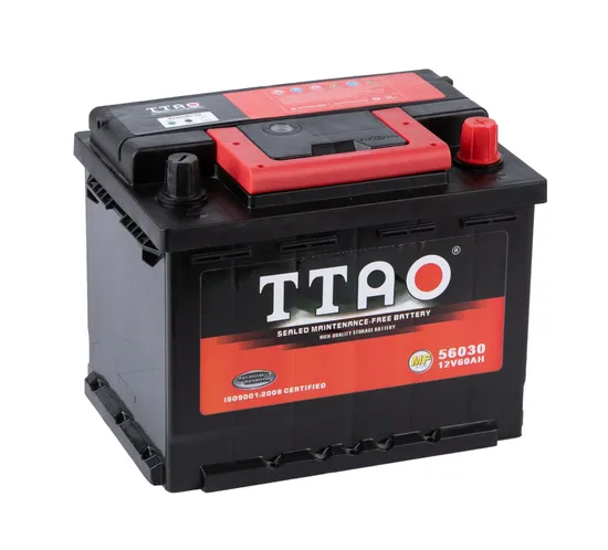 DIN60 European Standard Automobile Car Battery Lead Acid Storage Battery 12V60ah