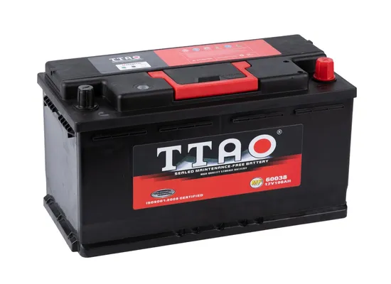 Auto Parts DIN100 Maintenance Free Car Battery 12V100ah Auto Storage Battery 60038
