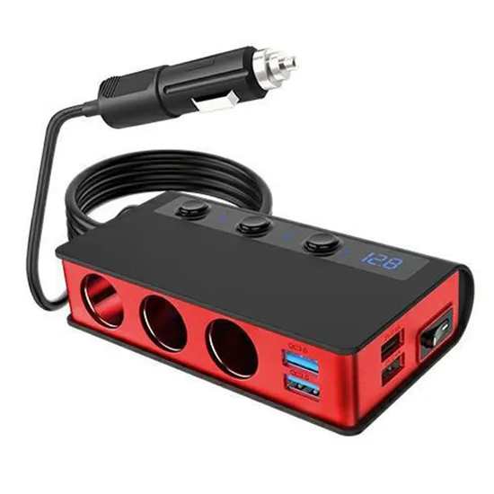 QC3.0 Fast Charger 180W Voltag Cigaretter Lighter USB Output for Car