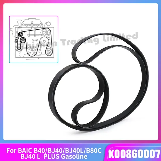 Baic Auto Spare Part Auto Accessory Car Spare Part for Bj40 Bj40L B40 B80c Bj40L Plus Gasoline Engine Belt Multi Wedge Belt