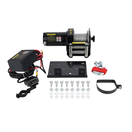 12V 2000lb Portable Electric Winch for ATV
