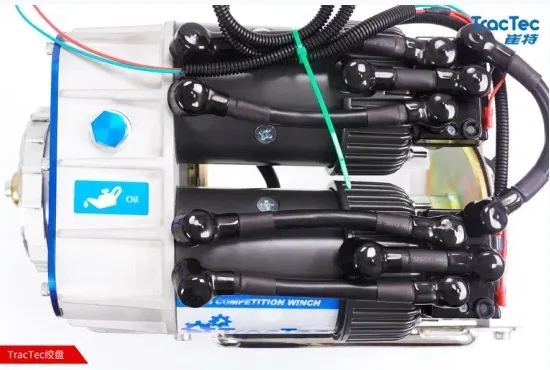 Tractec Twin Motor Trailer Winch Hoist 12V 24V off-Road Vehicle Electric Winch