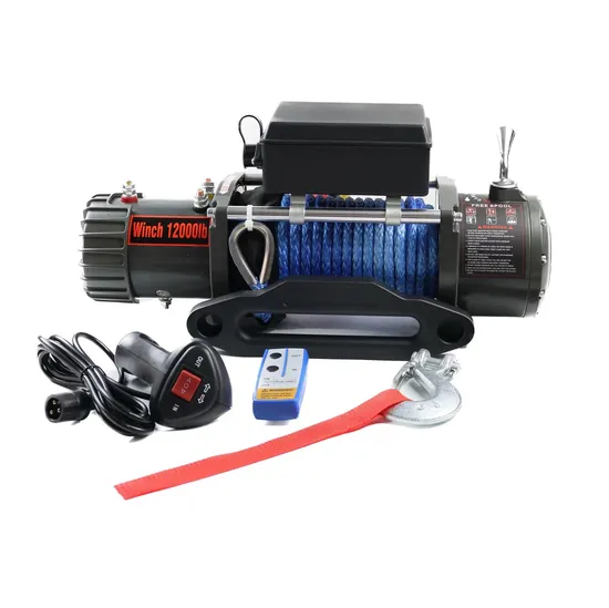 9500lbs Winche Electrico PARA 4X4 Electric Nylon Rope Winch 12V