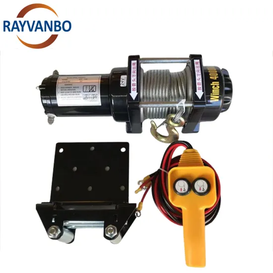 Popular Electric Lifting Winches Vehicle Self-Rescue Car Winch Amazon 12V 24V 12000lbs Heavy Winch 1 Ton 2ton 220V