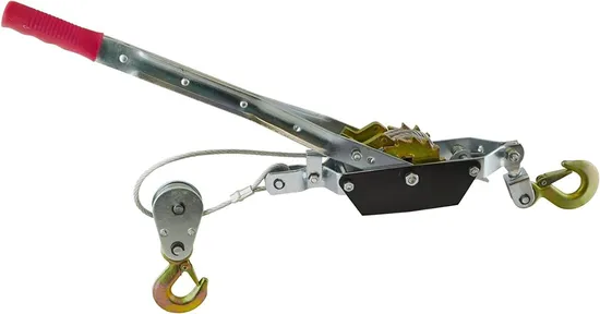 4tonne Heavy Duty Hand Cable Puller with 2 Gears and 2 Hooks (40014001)