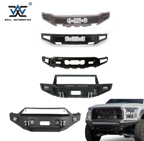 Auto Body Parts Front Bumper Body Kit for F150 15-17 18-20 2021+ 4X4 Offroad Exterior Accessories