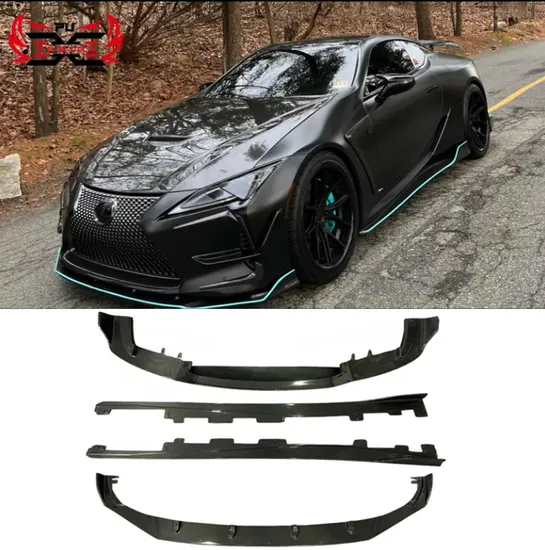 Wholesale for Lexus LC500 LC500h Carbon Fiber Art Style Body Kit Front Lip Side Skirt Rear Diffuser