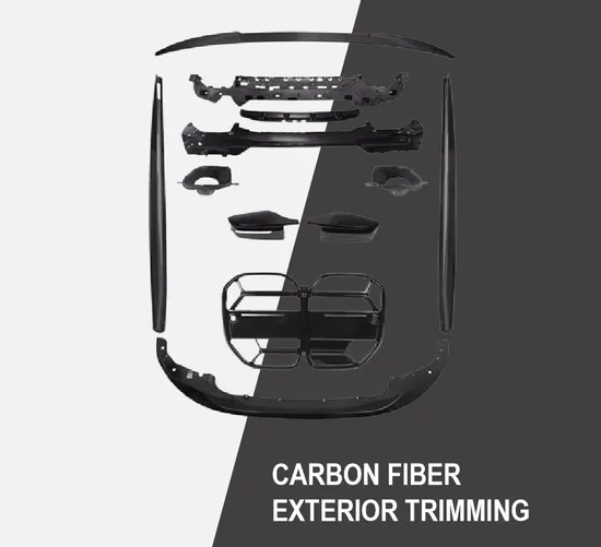 Carbon Fiber Car Body Kits with Customization for Rear Lip