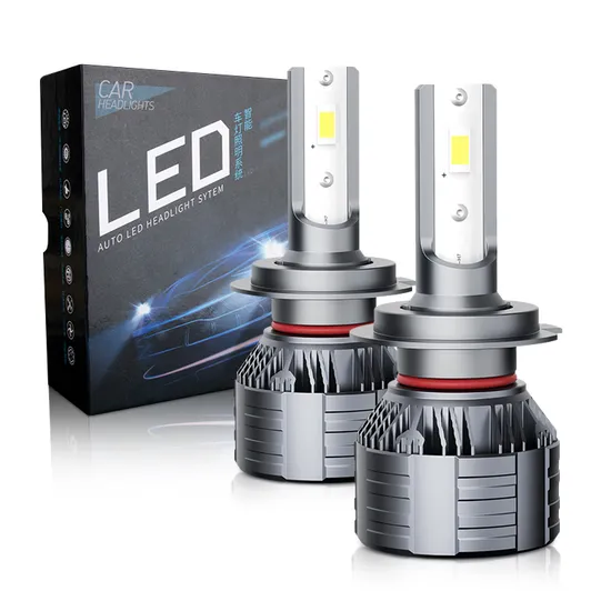 Bkr LED Headlight Car LED Light E3 H1 H3 H4 H7 H11 9005 9006 9007 9012 LED Front Light Bulb LED Csp Canbus Luces Car LED