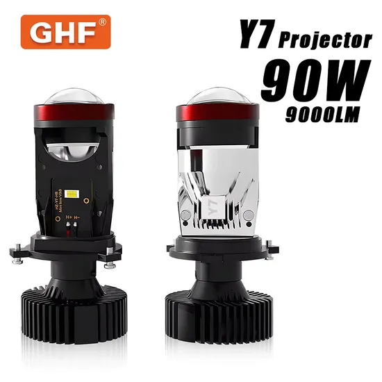 Factory Price Motorcycle Y6 Y7 Y8 Car Light Double Lens H4 H7 Mini Projector H4 Auto LED Headlight