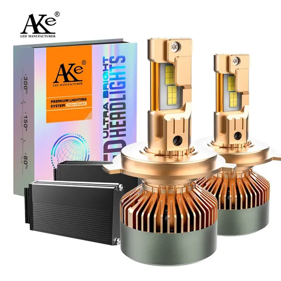 Ake K20 240W Auto Lamps Car Lighting Front Lamps 24000lm 6500K 9005 9006 9012 H7 H11 H4 Car LED Headlight Automotive LED Bulb