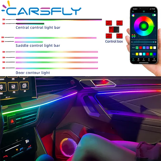 Custom Auto Interior Atmosphere LED Lighting System Car Inside Ambient Light for Universial Car