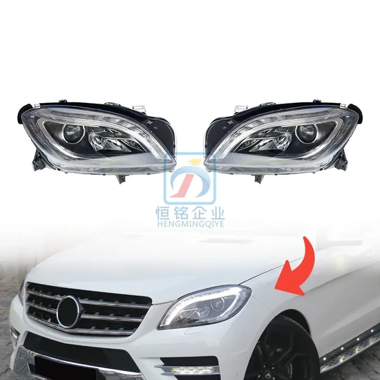 Best Selling Headlight W166 LED Auto Headlight Suitable for Mercedes Benz Car Accessories Car Headlight