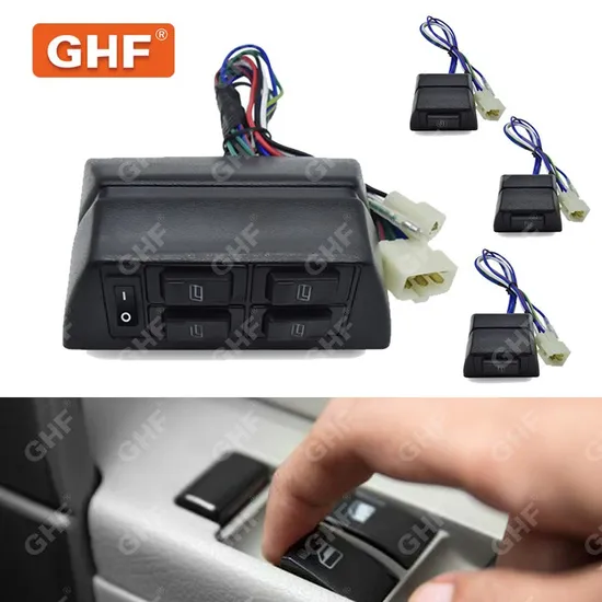 Hot Sale Switches and Harness Auto Universal Electric Power Window Kit DC 12V 4 Door Car Power Window Kit