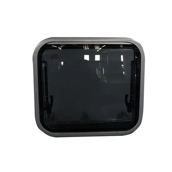Curved Aluminium Frame RV Window with Double Glaze Acrylic and Customizable Color
